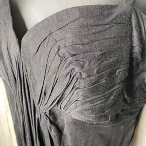 Bizz Spaghetti Strap Boned Support Black Top SzL